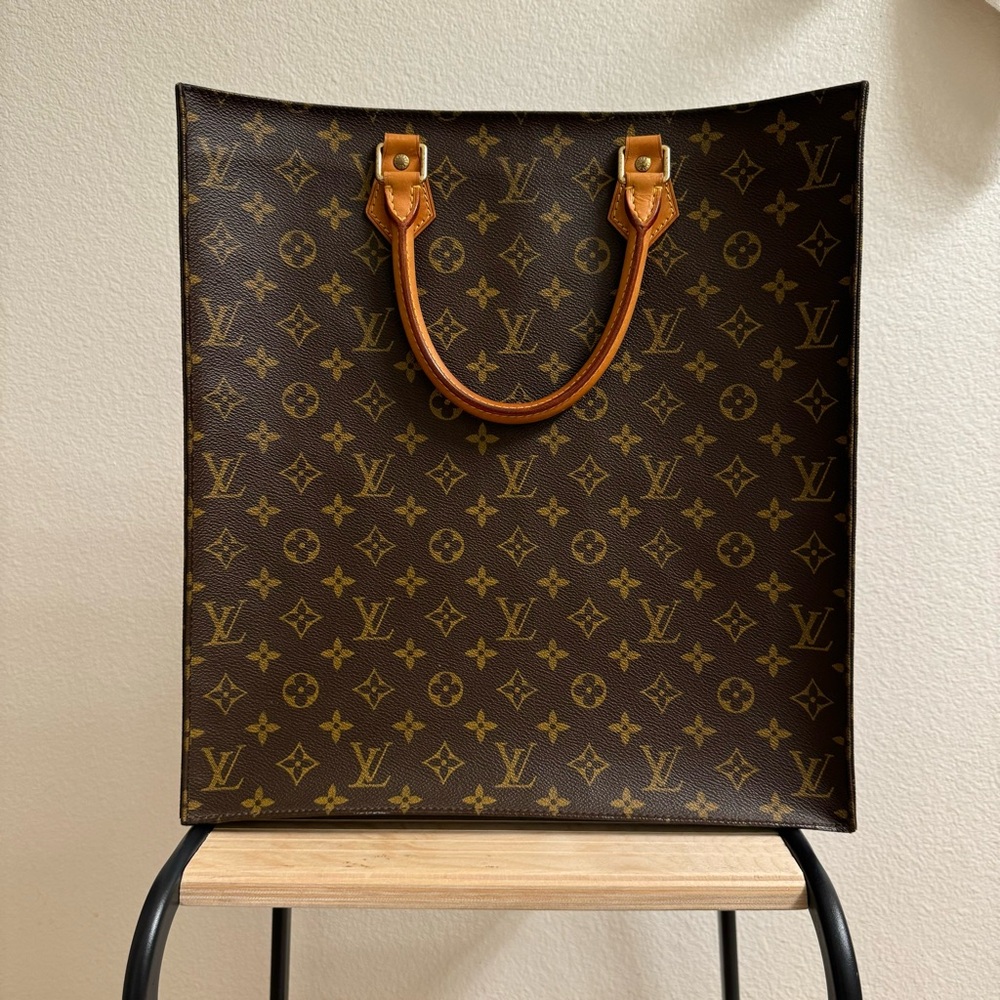 Authentic Louis Vuitton Vintage Sac Plat Tote